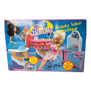 Vintage 1989 Barbie Style Magic Beauty Salon Boutique #7328 COMPLETE - Picture 1 of 12
