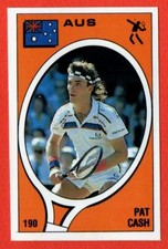 PANINI SUPERSPORT 1988 - rookie sticker/card # 190 PAT CASH  VGC [MAX]
