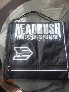 HEADRUSH Unisex Gym Sack Zip Drawstring - Picture 1 of 5