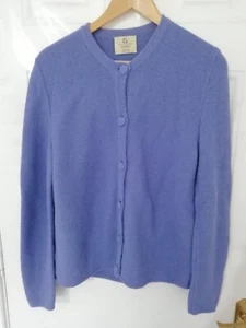 Spirit of the Andes One Size Lilac Purple Button Up Cardigan 100% Alpaca Peru - Picture 1 of 8