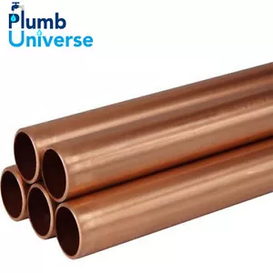 54 mm tubería/tubo de cobre varias longitudes - 100 mm, 200 mm 300 mm, 400 mm, 500 mm 1000 mm - Imagen 1 de 1