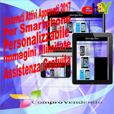 Template modello per inserzioni Ebay con Logo per telefono pc tablet 2018