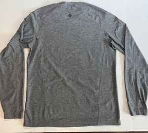 Vintage Lululemon Herren XL Running Yoga Langarm T-Shirt grau Luon Heavyweight - Bild 1 von 8