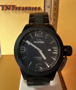 TW-Steel CB216 Men’s Black Watch Stainless Steel Automatic - Picture 1 of 11