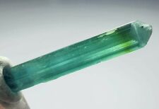 Top quality bluish green tourmaline gemmy crystal