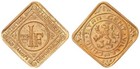 Gent offizielles Notgeld 1 Frank 1915  prägefrisch-Stempelglanz 91108