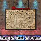 Pokémon Region Map Posters - Various Sizes - Buy 2 Get 2 FREE