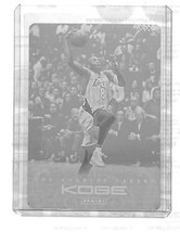 2012-13 Panini Kobe Anthology Magenta Printing Plate #122 Kobe Bryant No 1 of 1