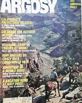 Argosy Magazine April 1972 Prehistoric Islands Outdoor Action Mobile Homes - Image 1 of 4