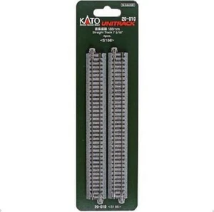 Kato 20-010 Rail Droit / Straight Track 186mm 4pcs - N - Picture 1 of 1