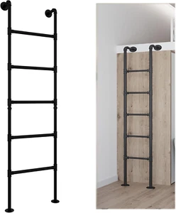 Basement Window Well Egress Ladder, 5.6×1.5FT RV Bunk Bed Ladder Wall Mounted Wr - Picture 1 of 7