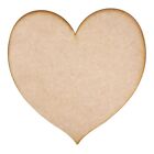 10 x Wooden Laser Cut MDF shapes Craft Blanks 6mm thick Hearts 02 at 200 x 200mm
