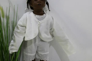 Jottum Strickjacke creme 100% hochwer ☀️ Gr. 74 NEU Bolero - Picture 1 of 4