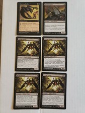 6 Mtg Black Nm/Lp 4x Dread Drone/ Darkling Stalker/ Dross Hopper