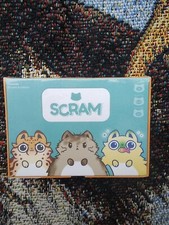SCRAM Card Game with Silly Cats by TeeTurtle Brand New SEALED