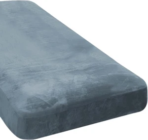 Velvet Stretch Individual Chaise Cover Sectional Couch Covers for L Shaped Sofa - Picture 1 of 8