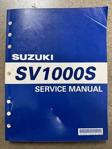 Suzuki SV1000S Motorcycle Shop Repair Service Manual 03 2003 99500-39250-03E - Picture 1 of 13