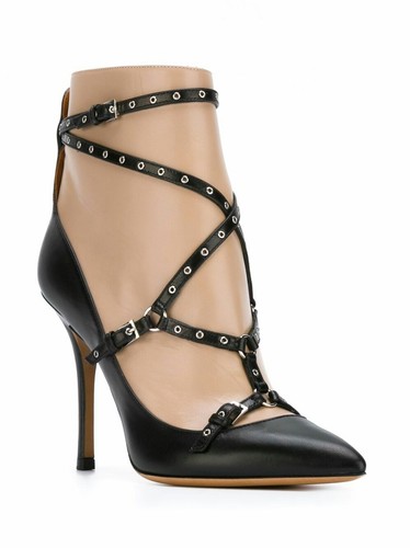 NUOVI stivali stivali stivali Valentino Garavani Love Latch tacco a stiletto 39 5 9 5 M