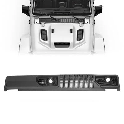 Wiper Cowl Panel Windshield Grille Cover Fits Jeep Wrangler JL / Gladiator 18-24 - Image 1 of 4