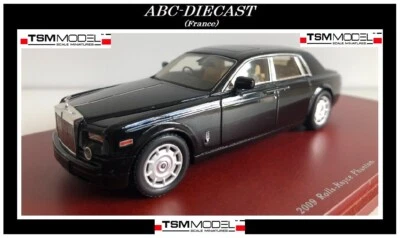 ROLLS ROYCE PHANTOM 2009 Noire - 1:43 TSM 114323 - Photo 1/4