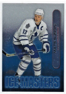 1999-00 Topps Chrome Season's Best Ice Masters #IM6 Mats Sundin