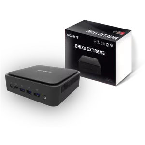 Gigabyte Brix Barebone Mini PC AMD Ryzen 3 5300U CPU GB-BER3H-5300 HDMI Mini DP - Picture 1 of 6