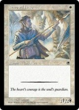 Devoted Hero NM MTG Portal PO Magic Gathering 2B3