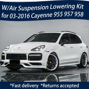 💥FOR PORSCHE CAYENNE GTS 955 957 958 AIR SUSPENSION LOWERING KIT LINKAGES LINKS - Bild 1 von 4