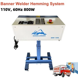 Semi-Automatic Banner Welder Welding Hemming System Vinyl Fabric Sewing Taping - Picture 1 of 13