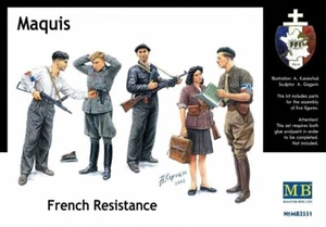 1/35 Figures: French Resistance : MB3551 : MASTERBOX - Bild 1 von 1