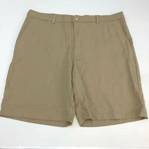 Ben Hogan Performance Golf Shorts Mens 40 Khaki Tan Regular Fit Slash Pockets - Picture 1 of 7