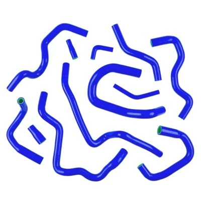 Blue For Ford Fiesta Mk7 ST180 2016-2023 Silicone Radiator Hose pipe Kit 2017 18 - Image 1 of 4