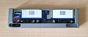 Herpa Exclusive MAN F2000 Wallek Spezialtransporte autotreno con gru OVP 1:87 - Foto 1 di 3