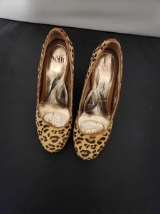 Sofft Broadway Leopard Horse Hair Women Classic Pumps Sz 8.5 - Picture 1 of 5