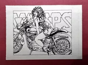 1994 VERTIGO VAMPS POSTKARTE "...LOOKING FOR A FEW GOOD MEN" (NM) WILL SIMPSON * - Bild 1 von 2