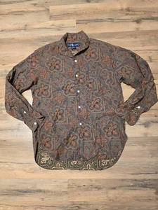 Vintage Polo Ralph Lauren Paisley Button Down Shirt Size 8 Women’s - Picture 1 of 6