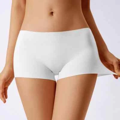 Women Seamless Boxer Panties Ladies Shorts Underwears Teens Knickers 3/6 Packs - Image 1 of 4