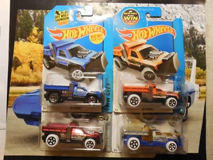 Hot Wheels So Plowed LOT 4 SNOW STORMERS HW CITY WORKS RESCUE VARIATIONS FREE SH - Picture 1 of 10