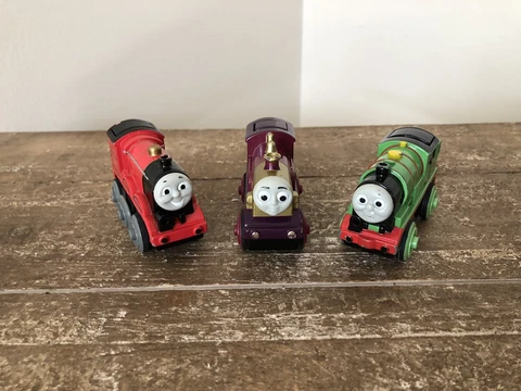 Thomas the Train JAMES PERCY LADY MOTORIZED Battery Operated Diecast Cover