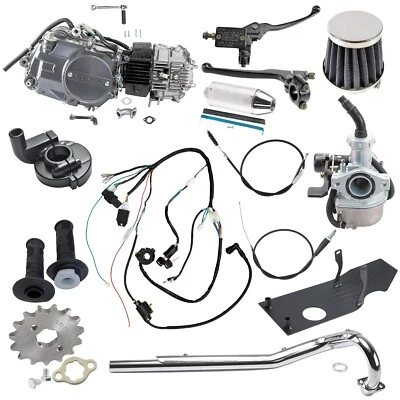 Motor 125CC de 4 velocidades para HONDA CRF50 CRF70 XR50 XR70 Z50 CT70 Mini Trail Foto 1 de 4