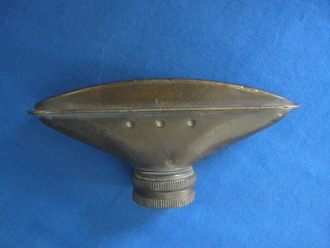 Vintage  Brass Fan Sprinkler Head Hose Watering Nozzle Garden 5" Cover