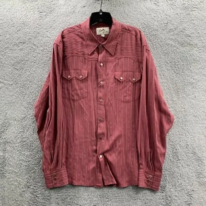 SCULLY Shirt Mens Size Large Button Up Western Striped* - Picture 1 of 10