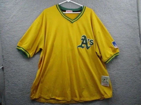 Mitchell & Ness Jose Canseco 1990 Oakland A's MLB Batting Jersey #33 Size 3XL Cover