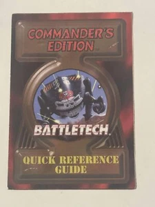 Battletech - Commander's Edition - Quick Reference Guide - Imagen 1 de 1