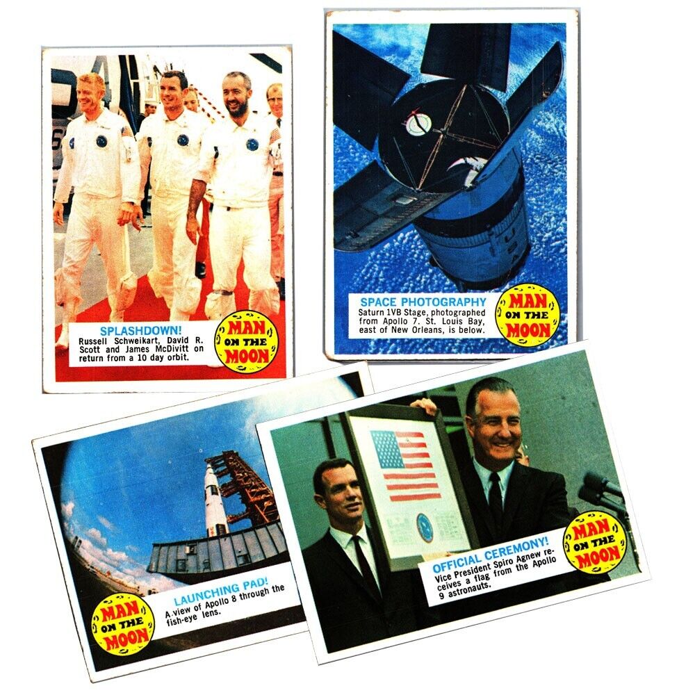Man On The Moon In Vintage Non-Sport Trading Cards for sale Man On The Moon In Vintage Non-Sport Trading Cards for sale