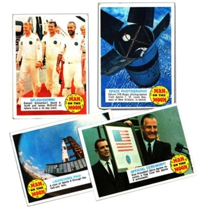 1969 Topps Man On The Moon Trading Cards - Picture 1 of 33