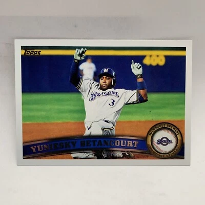 2011 Topps Update #US276 Yuniesky Betancourt Milwaukee Brewers (286) - Image 1 of 2