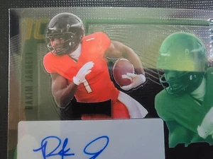 Rakim Jarrett 2023 Leaf Metal 1/1 XRC Clear So Money Autograph Pre Production - Picture 1 of 5