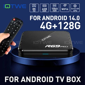 Reproductor multimedia IOTWE Android14 Smart TV BOX 4+128G 1000M 2.4G/5G WIFI6 octa núcleo - Imagen 1 de 45