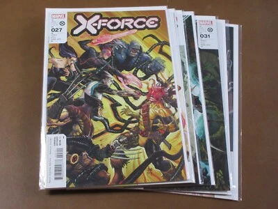 X-FORCE #27-33 VFNM COMPLETE RUN WOLVERINE DEADPOOL KRAKOA CEREBRAX QUIRE MOMOKO - Image 1 of 4